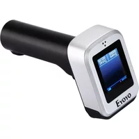 Eyoyo EY-1900 Bluetooth 1D CCD Barcode Scanner with LCD Screen - Show Product Name & Price, Suitable for Retail/POS/Warehouse