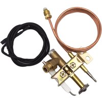 Gas Fryer Universal Pilot Burner with 900mm Piezo Wire and Commercial Range Stove Spare Thermocouple Sensor M9x1 Thread Assembly
