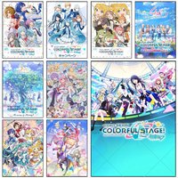 Anime P-project S-sekai Poster Self-adhesive Wall Mural Art Waterproof Sticker For Bar Room Decor High Quality Print Gift