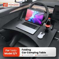 YZ For Tesla Model XS 3 Y Highland Juniper 2018-2025 Steering Wheel Laptop Tray Food Desk Portable Office Table Car Accessories image 4