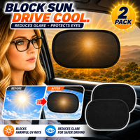 Car Side Window Sun Shade Static Cling Anti-UV Protection Shield Mesh Visor Universal Auto Window Cover for Heat Insulation