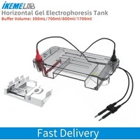 IKEME Horizontal Gel Electrophoresis Tank System Apparatus Agarose Gel-Cell Analyzer Machine Lab Electrophoresis Device
