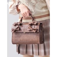 Japanese Retro Sweetheart Embossed Chocolate Envelope Women's Bag Lolita Sweet Friend Gift Portable Messenger Bucket Women's Bag