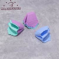 2Pcs Food Grade Kitchen Silicone Gloves Anti-scalding Non Slip Finger Clip Household Microwave Oven Heat Insulation Organizer