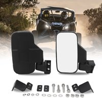 New Universal UTV ATV All-terrain Beach Vehicle Side Border Mirrors