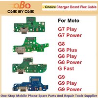 USB Charging Dock Board For Motorola Moto G7 G8 G9 Play Power Plus G Fast US Brazil Charger Port Connector Flex Cable (1PC)