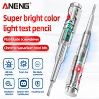 ANENG B14 Universal 24-250V Tester Electric Induced Electrician Screwdriver Probe with Indicator Light Sound Alarm Tester Pencil