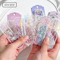 10pcs Flowing Dream Shell Reflective PVC Bookmark Dream Castle Office Book Lovers Reading Gift Stationery Student Page Clip