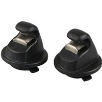 Black 2PCS Sun Visor Clip Hook Holder 5G0857561B For VW Golf 7 MK7 2013+ Passat B8 Polo T-Cross Tiguan Touran 2016+