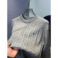 Designer Brand Pony Embroidery Fashion Sweater Men's Classic Paul Fashion Jacquard Autumn/Winter Round Neck Warm Knitted Pullove