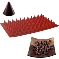 66-Cells Cone Chocolate Baking Mold Food Grade Silicone Chocolate Mold Child Candy Bakeware Cake Decorating Kitchen Bakeware