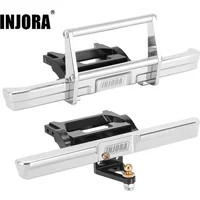 INJORA CNC Aluminum Front Rear Bumper for 1/18 RC Crawler TRX4M High Trail K10 Upgrade (4M-83)