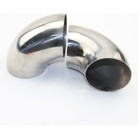 car accessories Automobile exhaust pipe muffler turns into stainless steel elbow 90 degree 1.2mm Angle pipe to reduce diameter