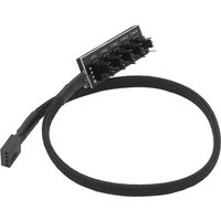 Angitu Motherboard CPU 1 to 5 4-pins TX4 PWM Fan Hub Computer Cooler Power Extension Cable Adapter