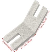 2PCS Bulky Seam Jumper Hump Jumping Clearance Plate Button Presser Foot For Chunky Denim & Hemlines Sewing Machines Accessories