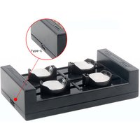 Battery Charger with USB-C Fast Charging for Rechargeable 3V Button/Coin Cell Battery ML1220 ML2016 ML2020 ML2032 ML2025 etc.