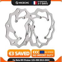 NICECNC 2013-2024 Für Beta Xtrainer 300 RR 300 Motorrad 240/260mm Vordere und Hintere Bremsscheiben RR 125 RR 250 RR 350 RR 430 RR 450 RR 480 RR 498