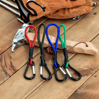 2/4 Pcs Outdoor Elastic Tent Guy Lines with Buckle Camping Tarp Awning Rope Tie Down Straps for Canopy Tent Accessories