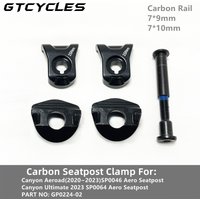 Carbon Seatpost Clamp Oval 7*9 / 7*10 mm Carbon Saddle Rail Parts Seatpost Clamp Suitable For Canyon Aeroad/Ultimate Road Bike
