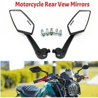 AliExpress NONE Universal Bike Handlebar Mirrors Motorcycle Rear View Mirror HD Wide Angle & 360° Rotating Back Sight Rearview Motorcycle Mirror