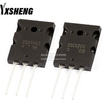 10PCS 2SC5200 TO-3P C5200 5200 2SA1943 A1943 TO3PL Transistor 5Pairs (2SC5200 +2SA1943)Each 5pcs