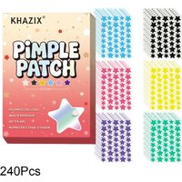 Colorful Stars Pimple Patches, 240/280PCS Cute Acne Blemishes Covering Stickers Invisible Hydrocolloid Acne Patch Zit Stickers