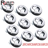10/6/4/2Pieces Marine Hatch Locking Locker Stainless Steel Boat Flush Pull Hatch Slam Latch For Boat Deck Hatch Locking RV Parts