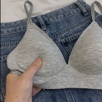 SP&CITY Korean Solid Simple Cotton Bra Women's Breathable Small Chest Sexy Gathering Bra Student Comfortable Seamless Daily Bras