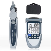 TOOLTOP Portable Network Cable Tester POE Voltage Test Line Finder Network Wiring Fault Detection Ethernet Cable Checking