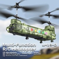 LM19-D Rc Helicopter Alloy with Light Fall Resistant Remote Control Helicopter Plane Aircraft Flying Kids Toys for Boys Gifts