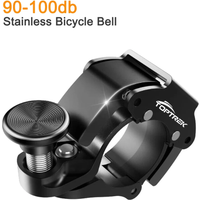 Stainless Bicycle Bell Ring MTB Cycling Horn Bike Bell Handlebar Crisp Sound Horn for Bicycle Safety Electric Bike Accessories