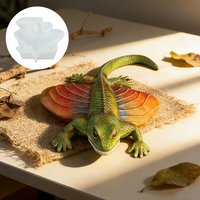 Flying Lizard silicone mold, reusable, suitable for making resin and plaster handicrafts