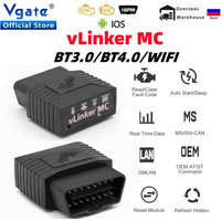 Vgate VLinker MC+ ELM327 V2.2 Bluetooth 4.0 OBD2 Scanner OBD 2 WIFI For BimmerCode For FORScan Auto Car Diagnostic Tools V1.5