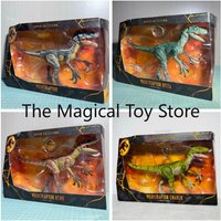 Original Amber Series 6-Inch Collection: Velociraptor, Aeolus,Tartarus,Tiger-Striped Dragon Blue Dragon,, Toy Model