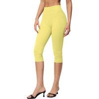 High Elasticity Running Hip Lifting Yoga Pants Women's High Waisted Yoga Pants Gym Leggings Push Up Fitness Pants Capri Pants
