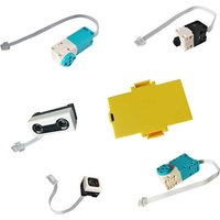 Large Medium Servo SPIKE Motor Button Potentiometer Infrared Ultrasonic Pressure Color Sensor Blocks Compatible legoes Toys
