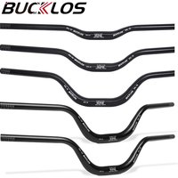 BUCKLOS Bicycle Handlebar 580/620/720/780MM MTB Handlebar 31.8MM 25.4MM Bike Swallow Handle Bar Aluminum Alloy Bicycle Riser Bar