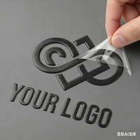 50pcs Custom 3D Stickers Personalized Logo UV Print Transfer Sticker Customized Company Wedding Label Name Stickers Waterproof