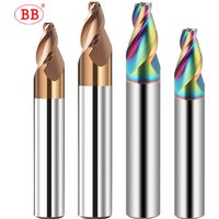 BB Hartmetall Konischer Schaftfräser Winkelförmiger CNC-Bearbeitungsschneider Metallfräser 0,5 1 1,5 2 3 8 10 15 Grad