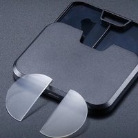 1Pairs Silicone Bifocal Reading Lens Anti Blue Light Magnification Stick-on Presbyopic Lenses Reusable Eye Protection