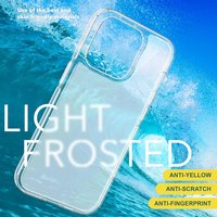 Matte Hybrid Pc Hard Case For iPhone 17 Air 16 15 14 Plus 13 12 Pro Max Luxury Shockproof Clear Cover TPU Soft Translucent Shell