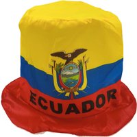 Flagicts 100% Polyester Free Size Football Soccer Fans National Day Ecuador Flags Cap Hats