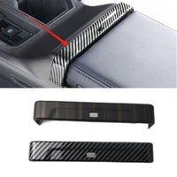 1pc ABS Carbon Fiber Grain Or Wooden Central Armrest Box Decoration For 2026 Toyota RAV4 RAV 4 MK6 Car Accessories