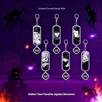 Jujutsu Kaisen Anime Keychain Yuji Itadori Satoru Gojo Suguru Geto Acrylic Keyring Pendant Merchandise Souvenir Gift Accessory