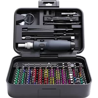 Kit de tournevis de précision miniature 132 en 1, micro-outils magnétiques de réparation avec boîte de rangement, 108 embouts, petits kits d'outils de tournevis
