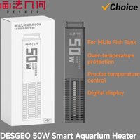 Original DESGEO 50W Smart Aquarium Heater APP Control, Intelligent Constant Temperature Precise Thermostat for MiJia Fish Tanks