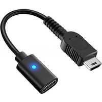 USB Type C Adapter for Nintendo Game Boy Micro (Non-PD) with LED Indicator Light