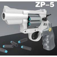 Outdoor Toy Soft EVA Bullet Guns Manual Soft Foam Bullet Pistol Blaster Shooting Sport Game Interactive Toys For Boy Adult Gift
