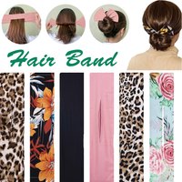 Deft Bun Knotted Wire Hair Band Print Headband Twist Maker Hair Accessories UK