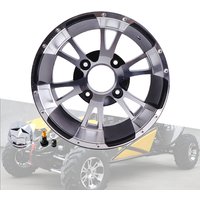 12 inch Aluminum Alloy Wheel Hub Front 12x6 Rear 12x8 Rims For ATV Go Kart UTV Quad Buggy Golf Cart 4 Wheeler Dirt Bike Parts